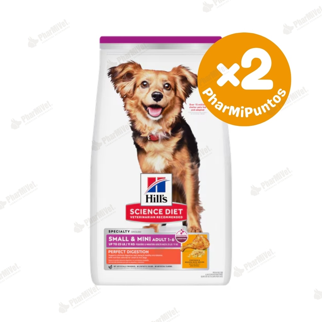 HILL'S SD CANINE ADULT PERFECT DIGESTION SMALL &amp; MINI 3.5 LB (1.58 KG)