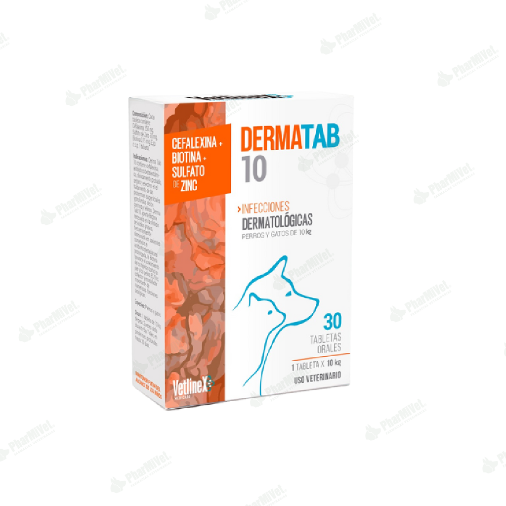 DERMA TAB-10 MG X 30 TAB