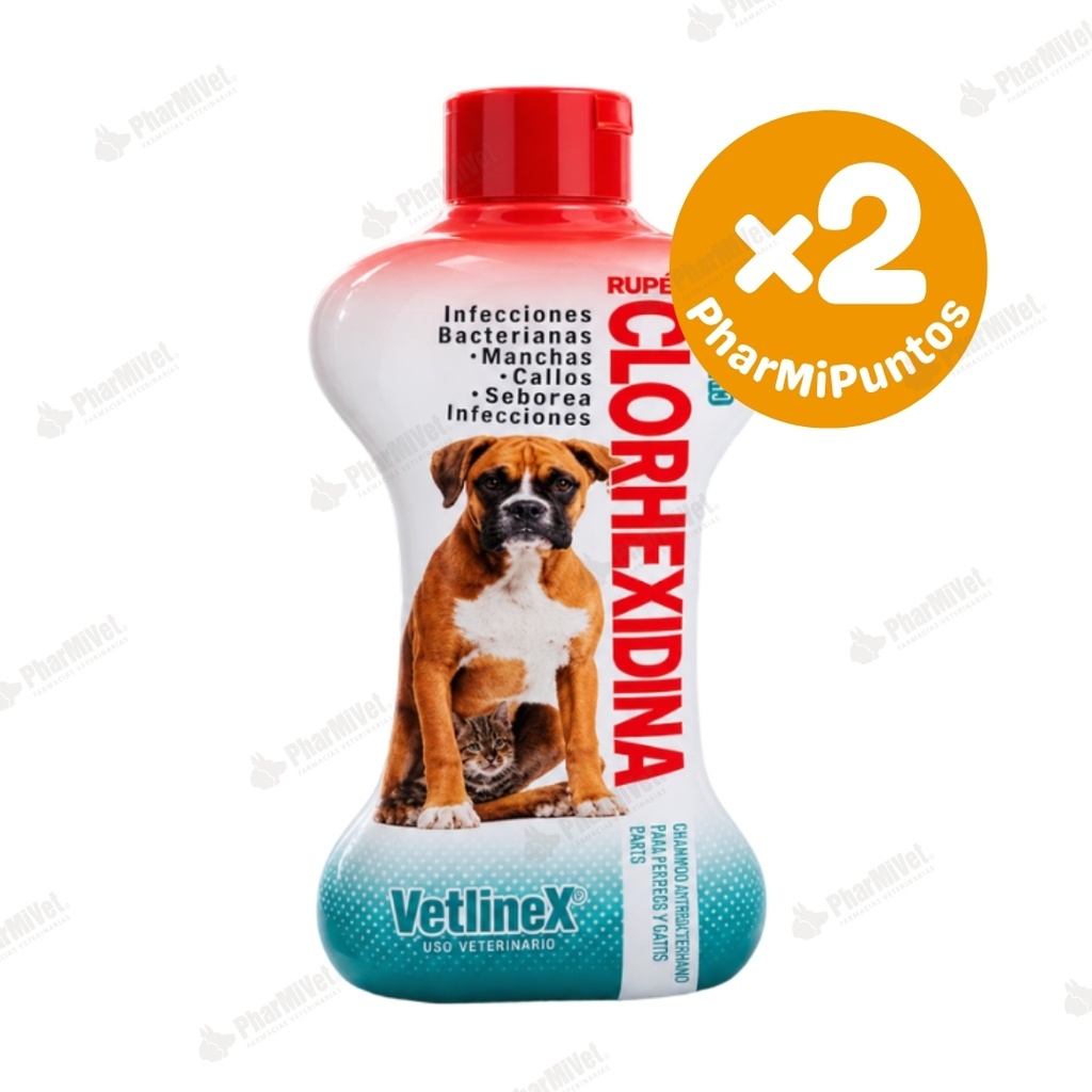 SHAMPOO CLORHEXIDINA VETLINEX X 500 ML