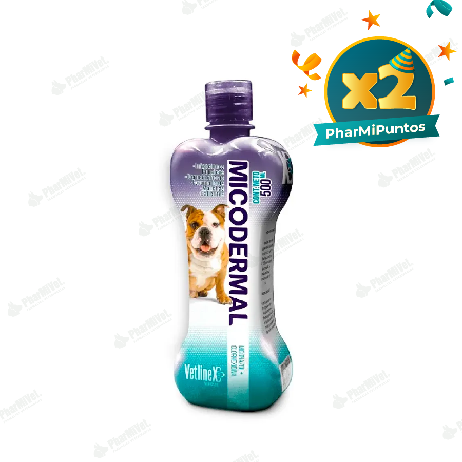 SHAMPOO MICODERMAL VETLINEX X 500 ML