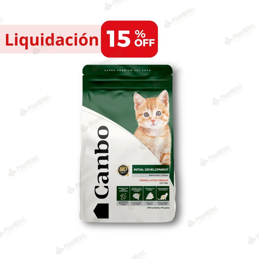 PROMO:CANBO S.P. GATITOS INITIAL X 3KG