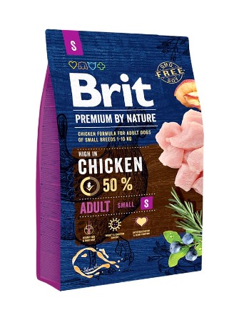BRIT PREMIUM BY NATURE ADULT SMALL X 3 KG