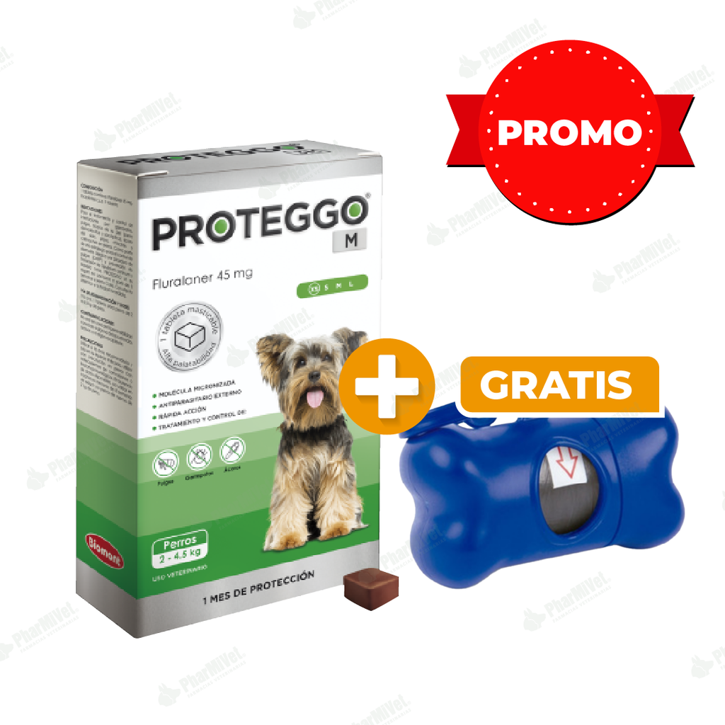 PROTEGGO 1M 45MG DE 2 - 4.5 KG