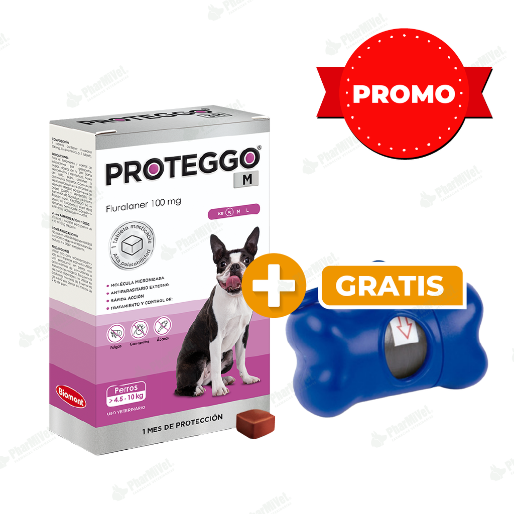 PROTEGGO 1M 100 MG DE 4.5 - 10 KG