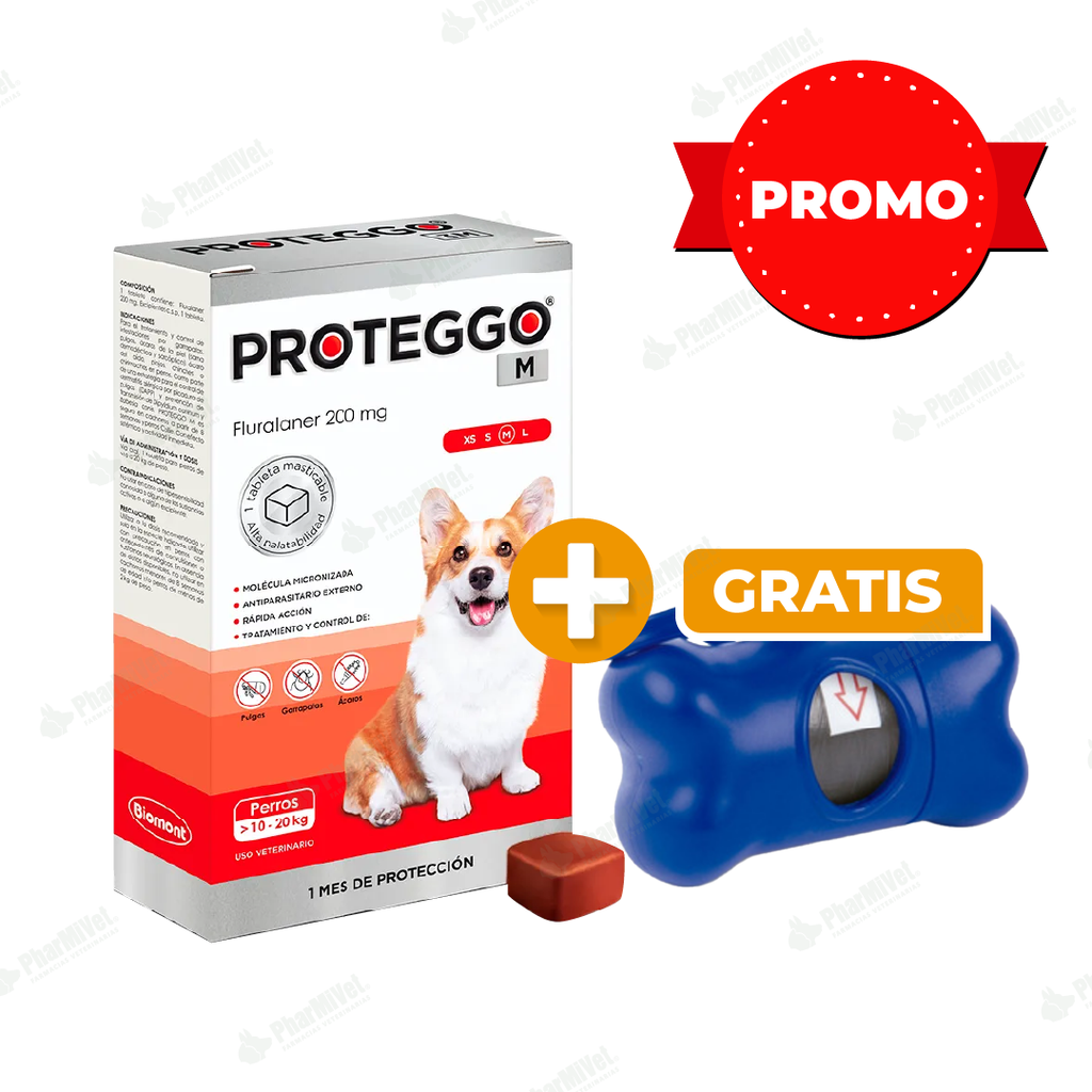 PROTEGGO 1M 200 MG DE 10 -20 KG