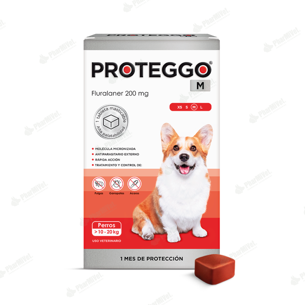 PROTEGGO 1M 200 MG DE 10 -20 KG