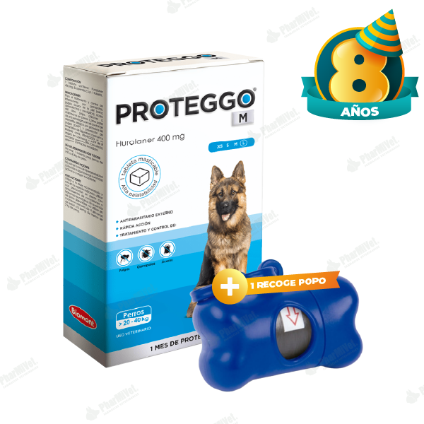 PROTEGGO 1M 400 MG DE 20 - 40 KG