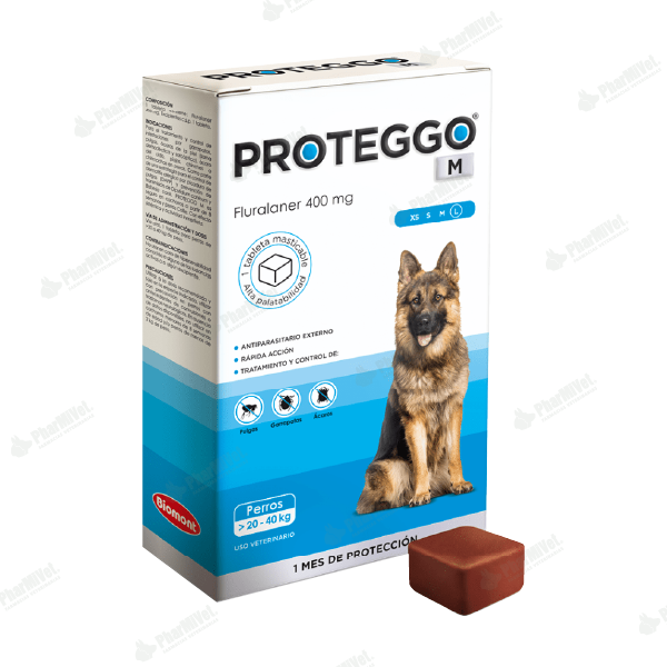 PROTEGGO 1M 400 MG DE 20 - 40 KG