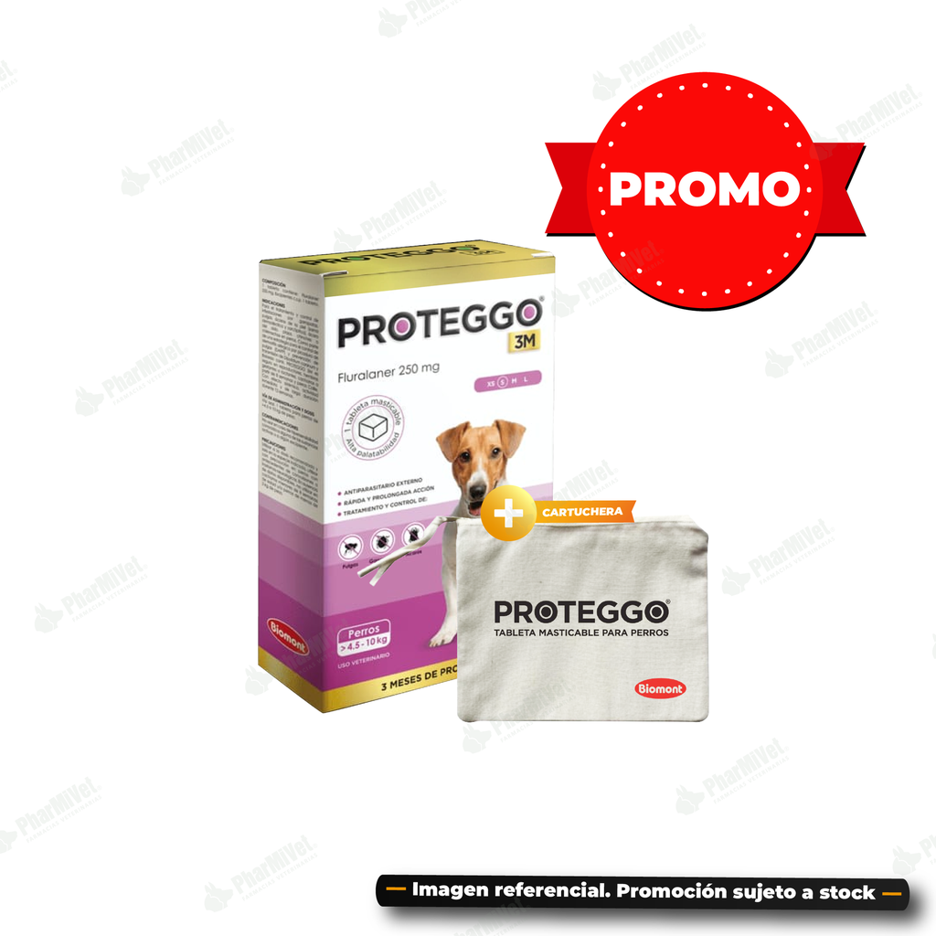 PROTEGGO 3M 250 MG DE 4.5 -10 KG