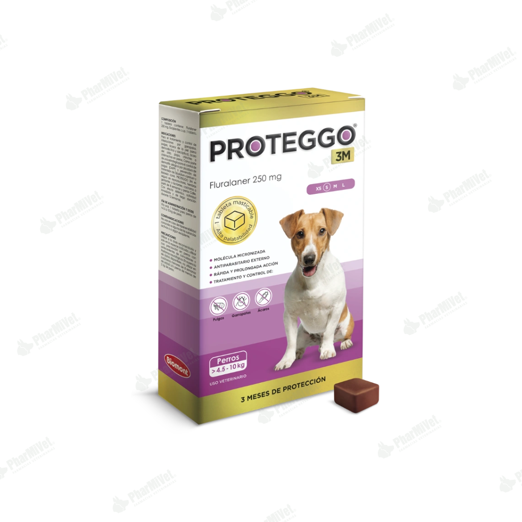 PROTEGGO 3M 250 MG DE 4.5 -10 KG