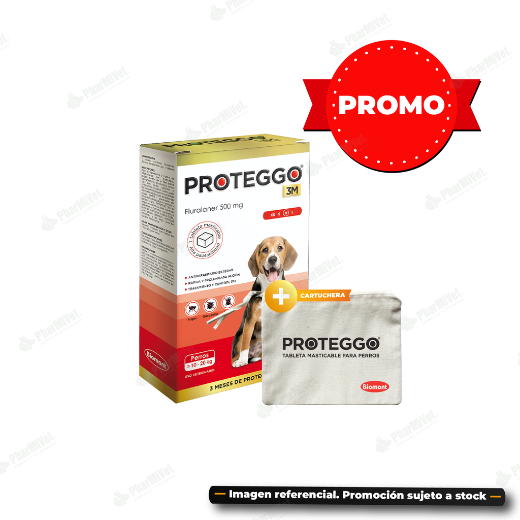 PROTEGGO 3M 500 MG DE 10 -20 KG