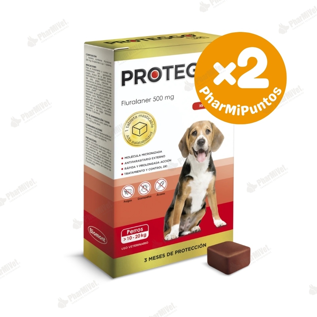 PROTEGGO 3M 500 MG DE 10 -20 KG