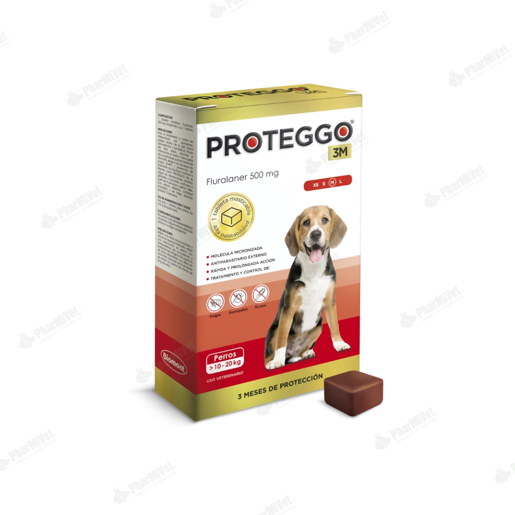 PROTEGGO 3M 500 MG DE 10 -20 KG