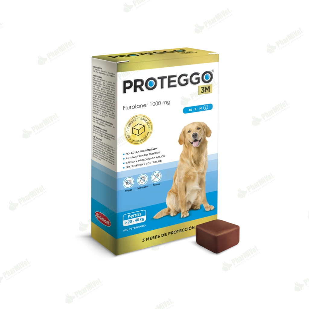 PROTEGGO 3M 1000 MG DE 20 - 40 KG