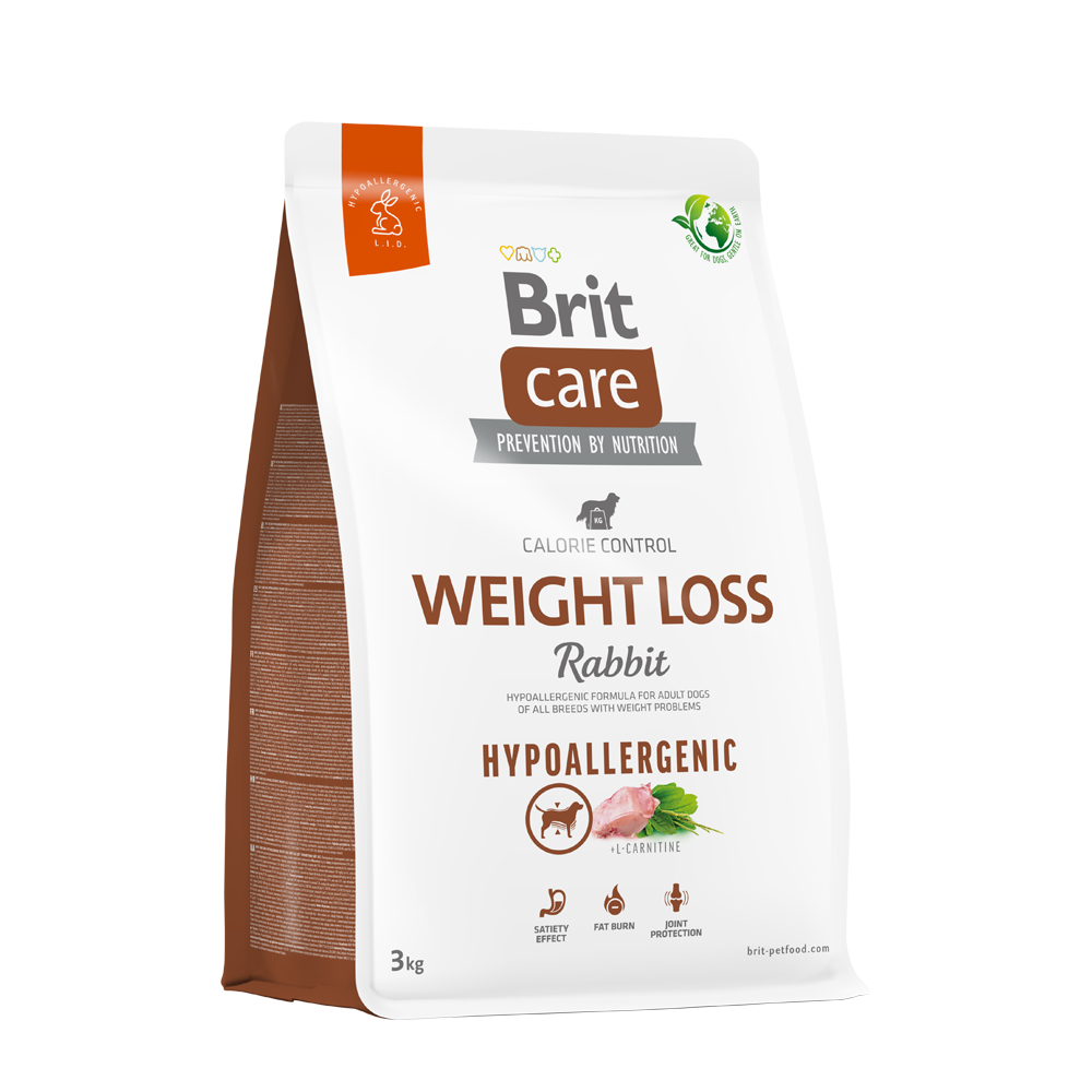 BRIT CARE WEIGHT LOSS RABBIT HYPOALLERGENIC X 3 KG