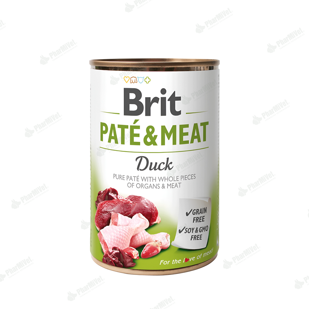 BRIT PATE &amp; MEAT DUCK X 400 GR