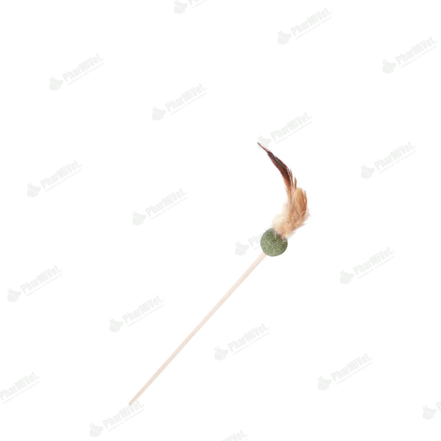 Juguete para gato - Varita con bolita catnip