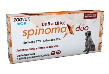 SPINOMAX DUO TB X 2000 MG (DE 9-18 KG)