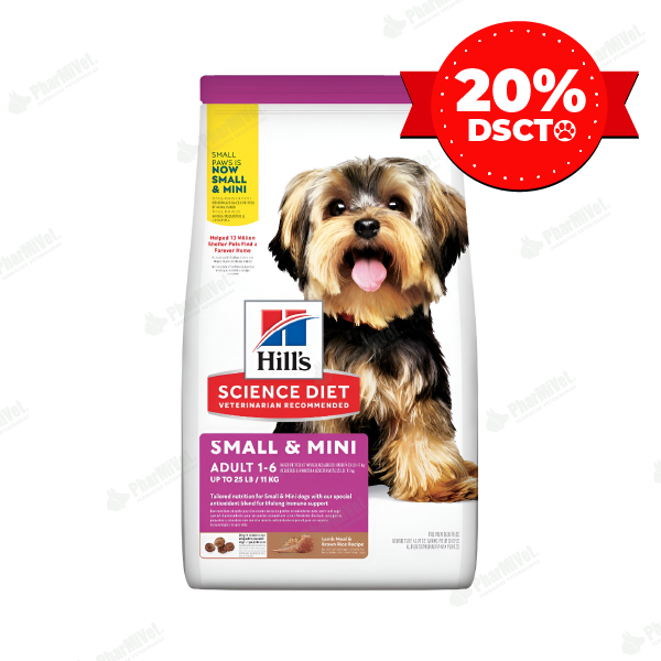 PROMO: 20% DES. HILL'S SD CANINE ADULT L&amp;R SMALL PAWS 4.5LB 2KG