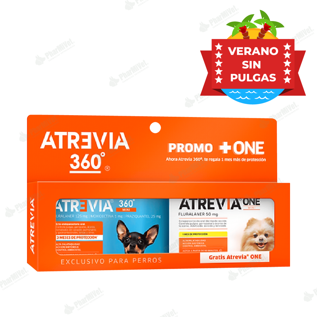 PROMO ATREVIA 360 MINI X 1 TAB + ATREVIA ONE MINI X 1 TAB