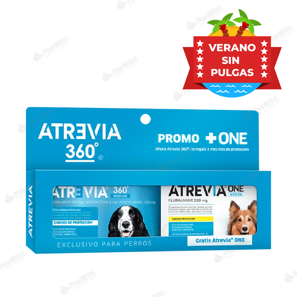 PROMO ATREVIA 360 MEDIUM X 1 TAB + ATREVIA ONE MEDIUM X 1 TAB