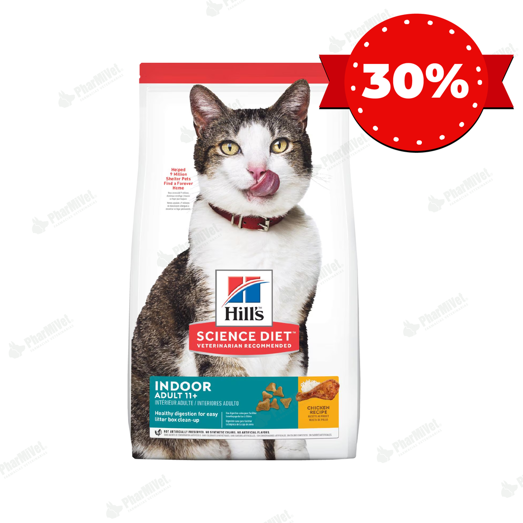 PROMO:HILL'S SD FELINE INDOOR ADULT 11+ CHICKEN X 1.6 KG