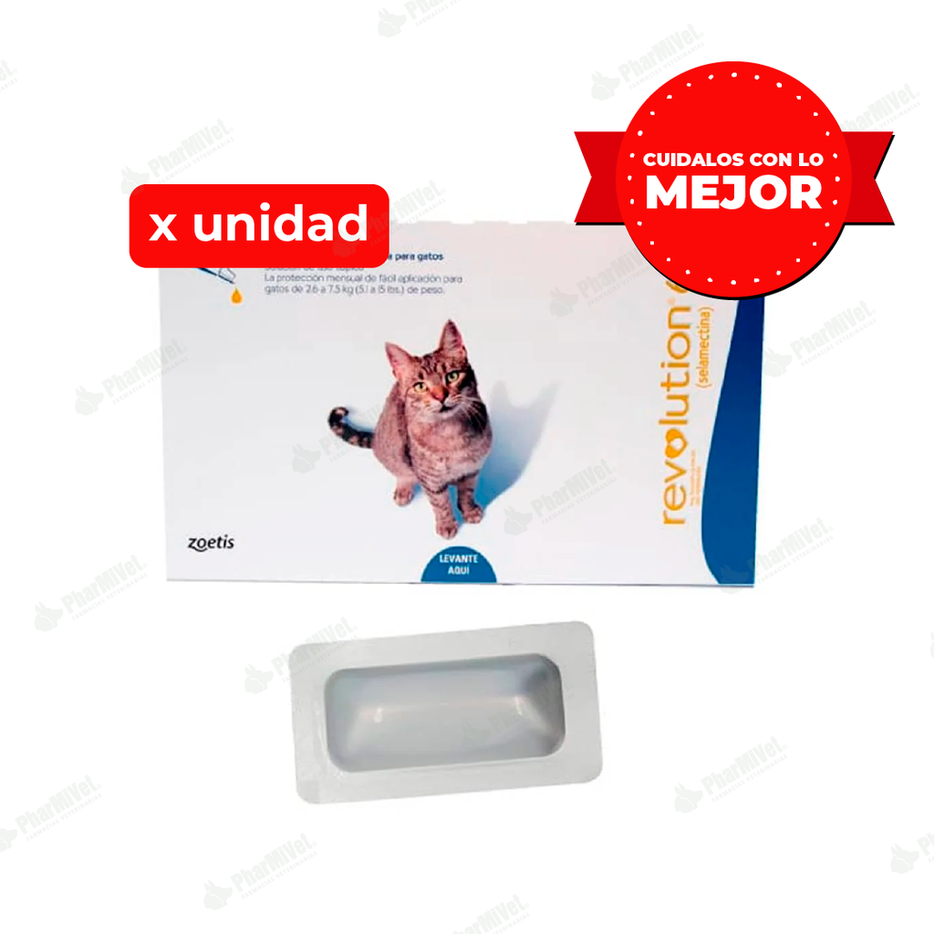 PIPETA REVOLUTION 6% X 0.75 ML 2.6- 7.5 KGX UND