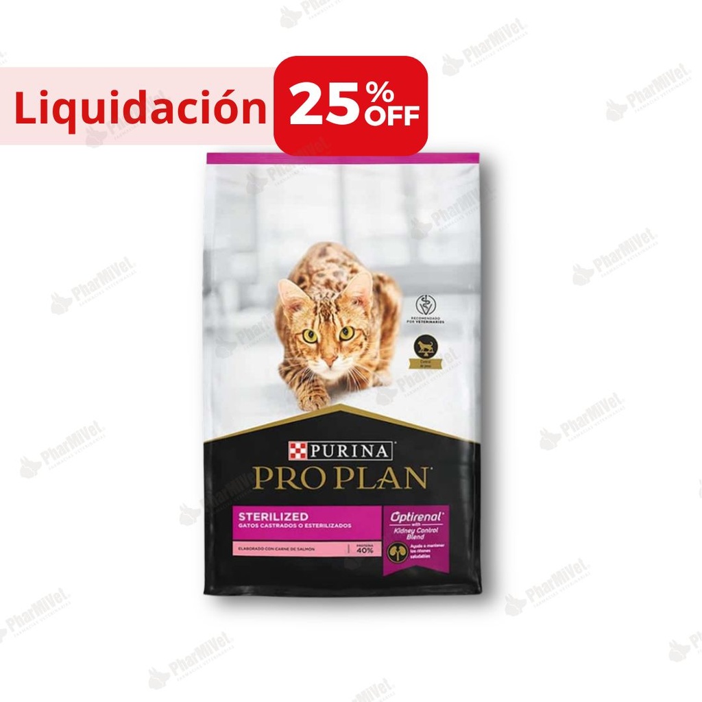 LIQUIDACION: PROPLAN STERILIZED CAT X 3 KG