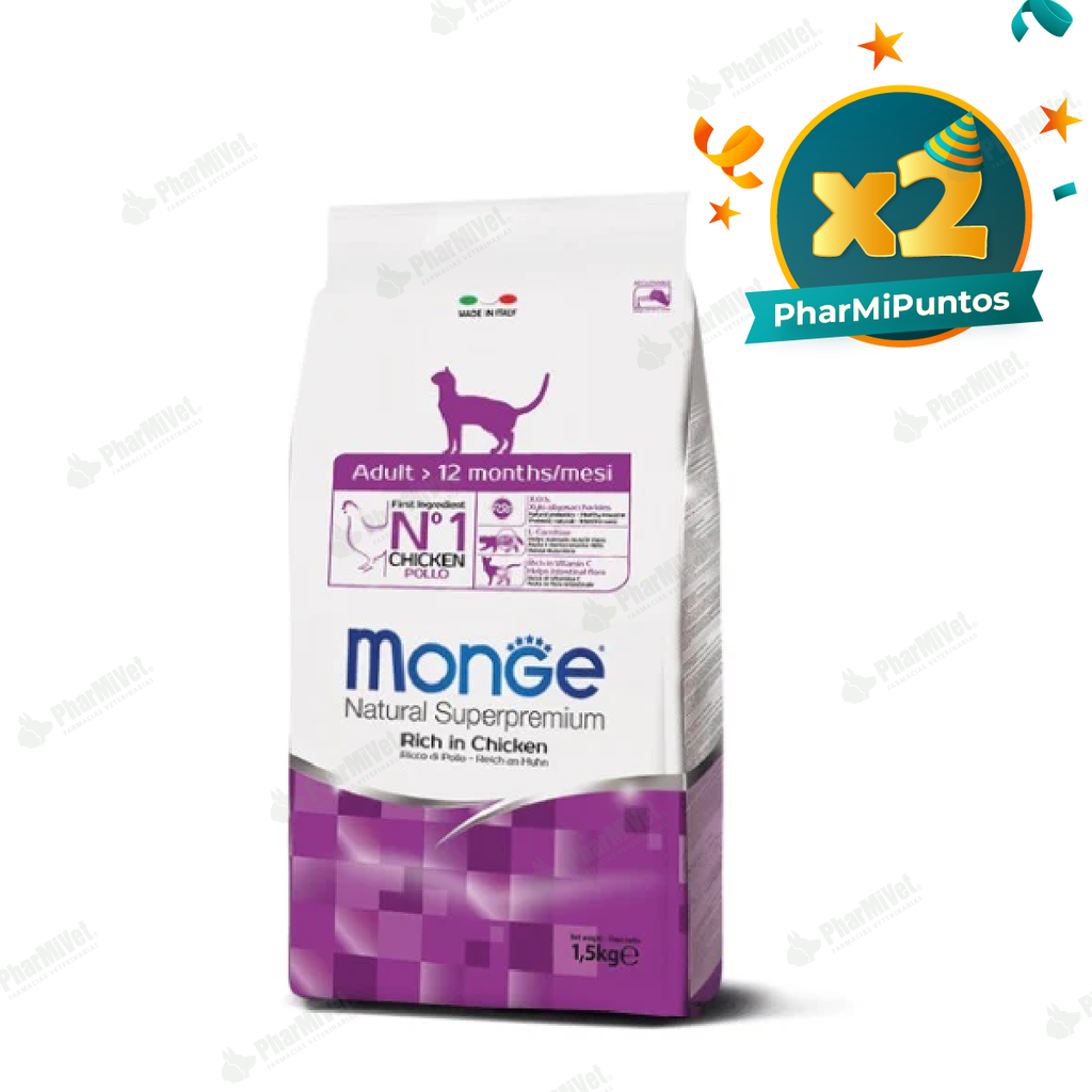 MONGE FELINE ADULT 1.5 KG