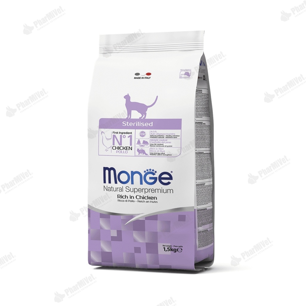 MONGE FELINE ADULT STERILISED 1.5 KG