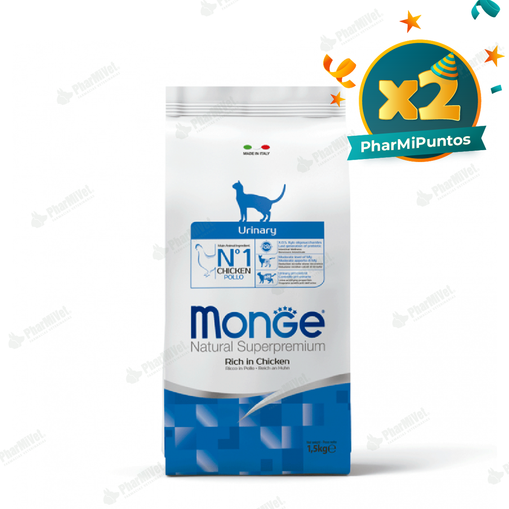 MONGE FELINE URINARY 1.5 KG