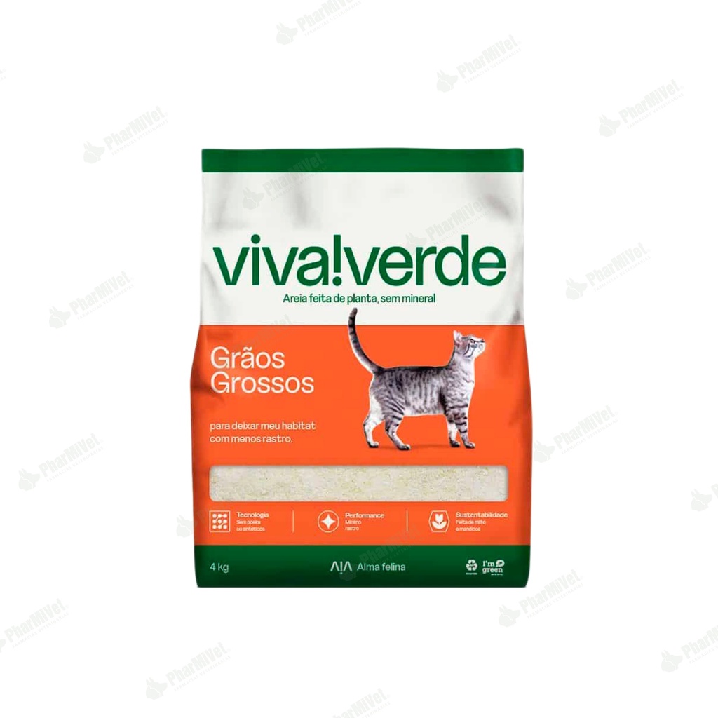 ARENA VIVA VERDE GRANO GRUESO X 4 KG