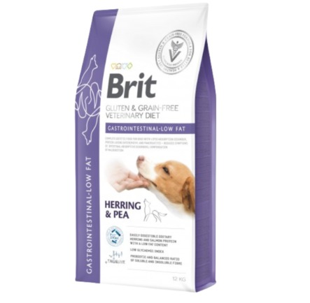BRIT GF VET DIETS DOG GASTROINTESTINAL LOW FAT X 12 Kg