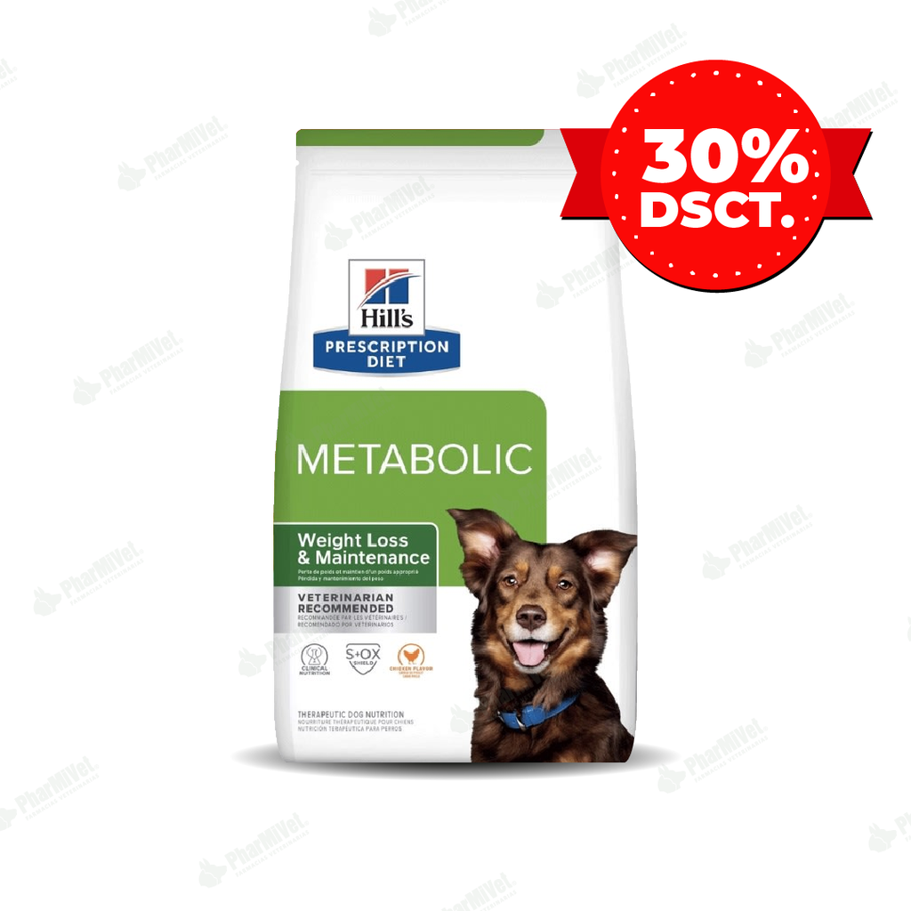 PROM:HILL'S PD CANINE METABOLIC 7.7LB X3.49 KG