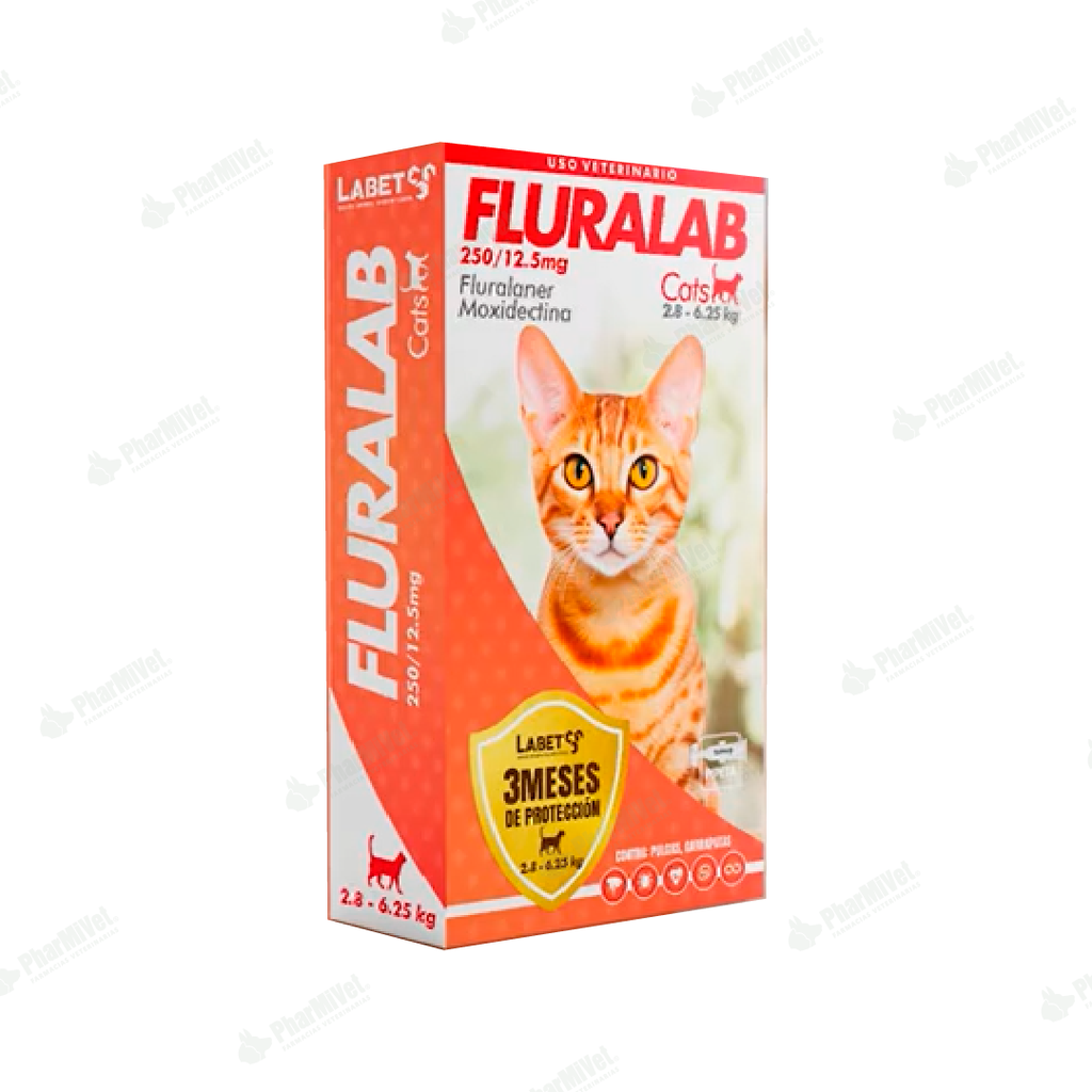 FLURALAB CATS  2.8-6.25 KG (250 MG)