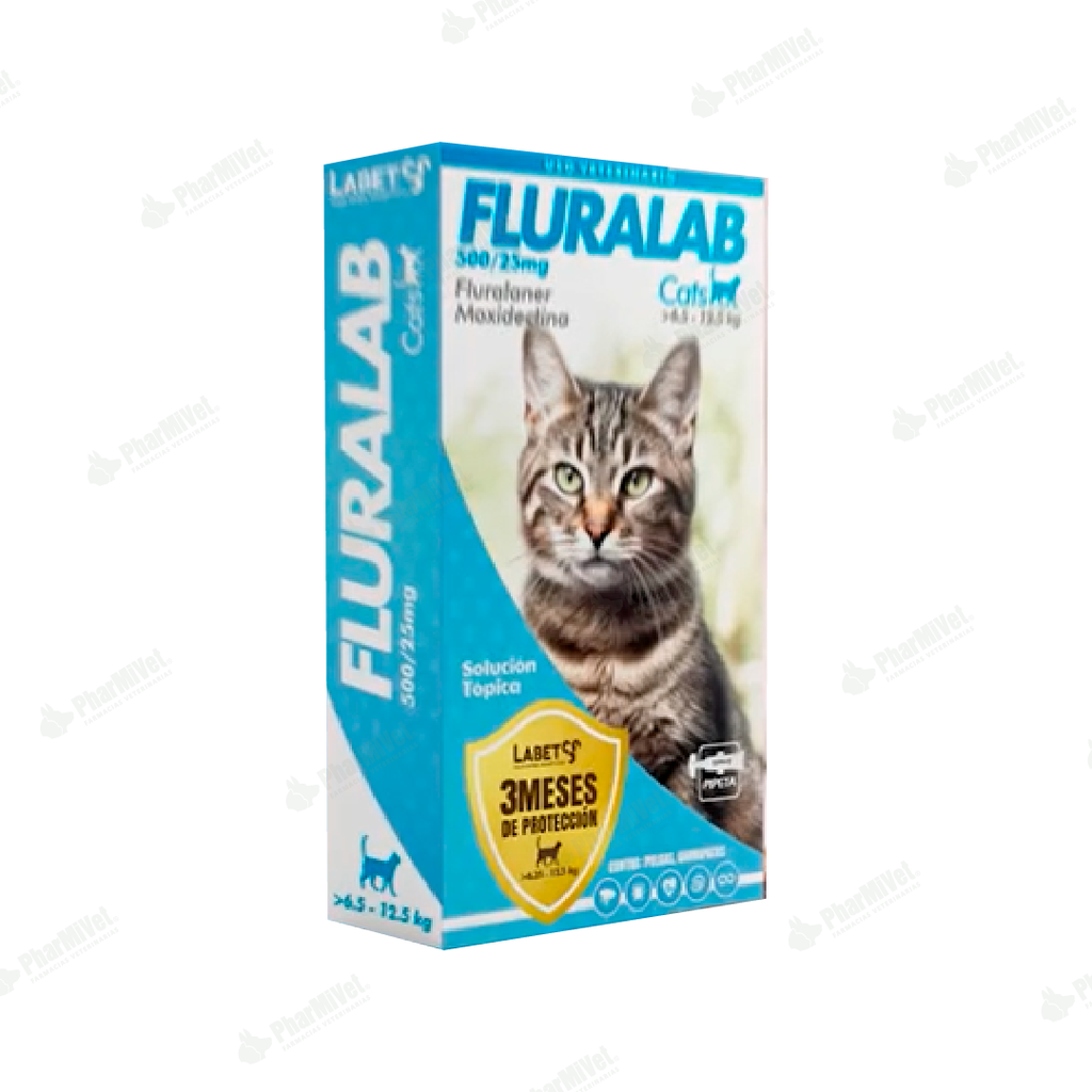 FLURALAB CATS  6.25-12.5 KG (500 MG)