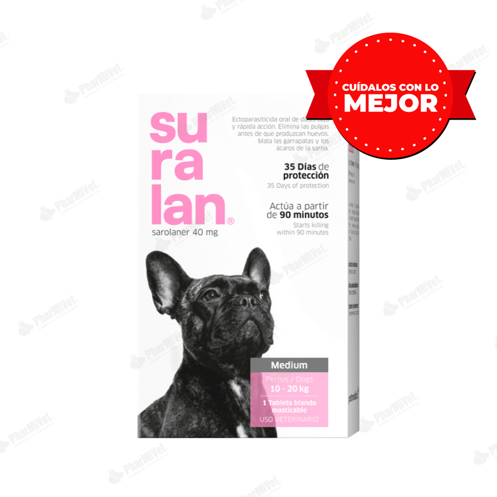 SURALAN MEDIUM X 1 TAB DE 10-20 KG