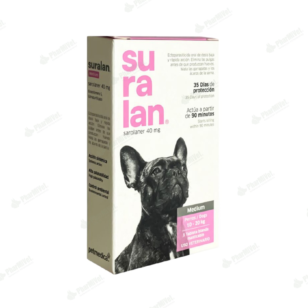 SURALAN MEDIUM X 1 TAB DE 10-20 KG