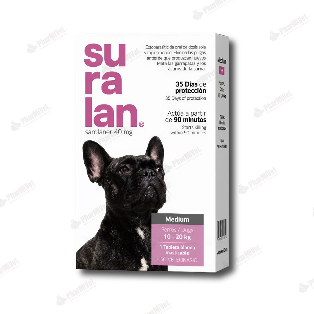 SURALAN MEDIUM X 1 TAB DE 10-20 KG