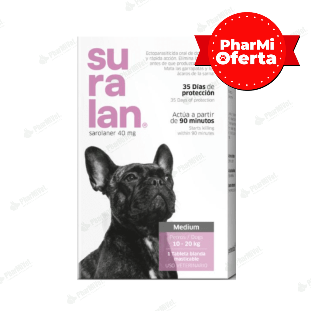 SURALAN MEDIUM X 1 TAB DE 10-20 KG