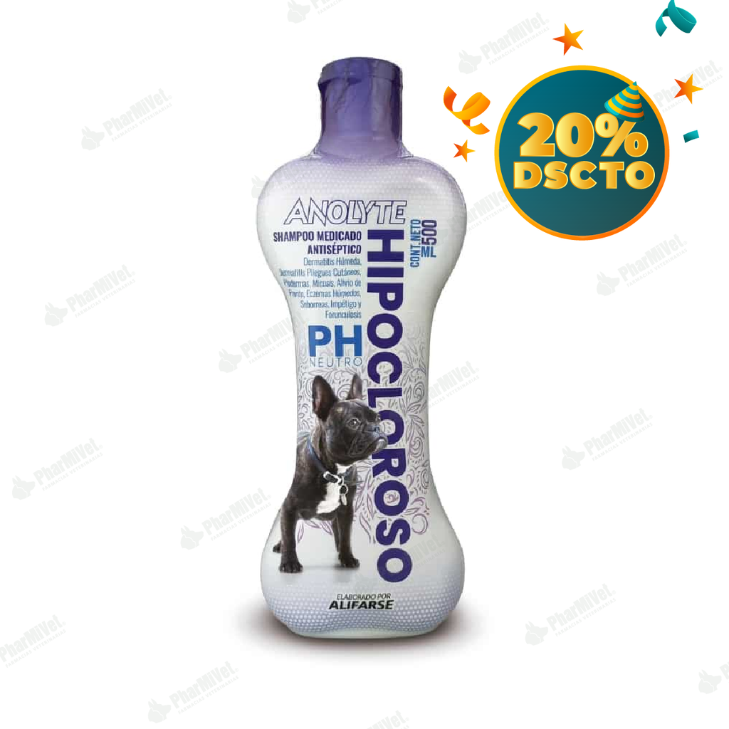 SHAMPOO HIPOCLOROSO VETLINEX X 500 ML