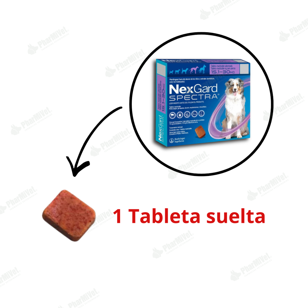 NEX GARD SPECTRA (L) 15.1-30 KG X  TAB