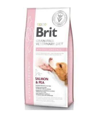 BRIT GF VET DIETS DOG HYPOALERGENIC SALMON &amp; PEA X 12 KG