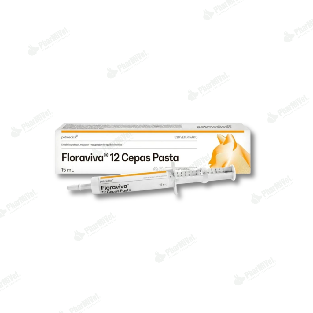 FLORAVIVA 12 CEPAS PASTA PALATABLE X 15 ML