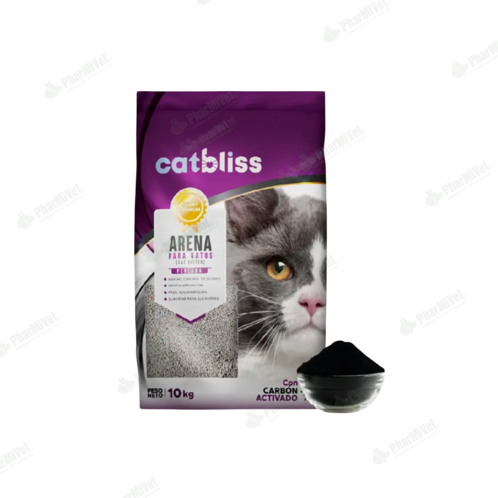 ARENA CATBLISS PERLADA CON CARBON ACTIVADO X 10 KG