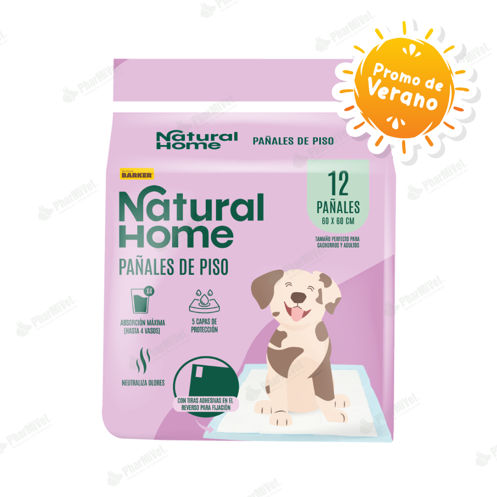 BARKER PAÑALES DE PISO X 12 UND