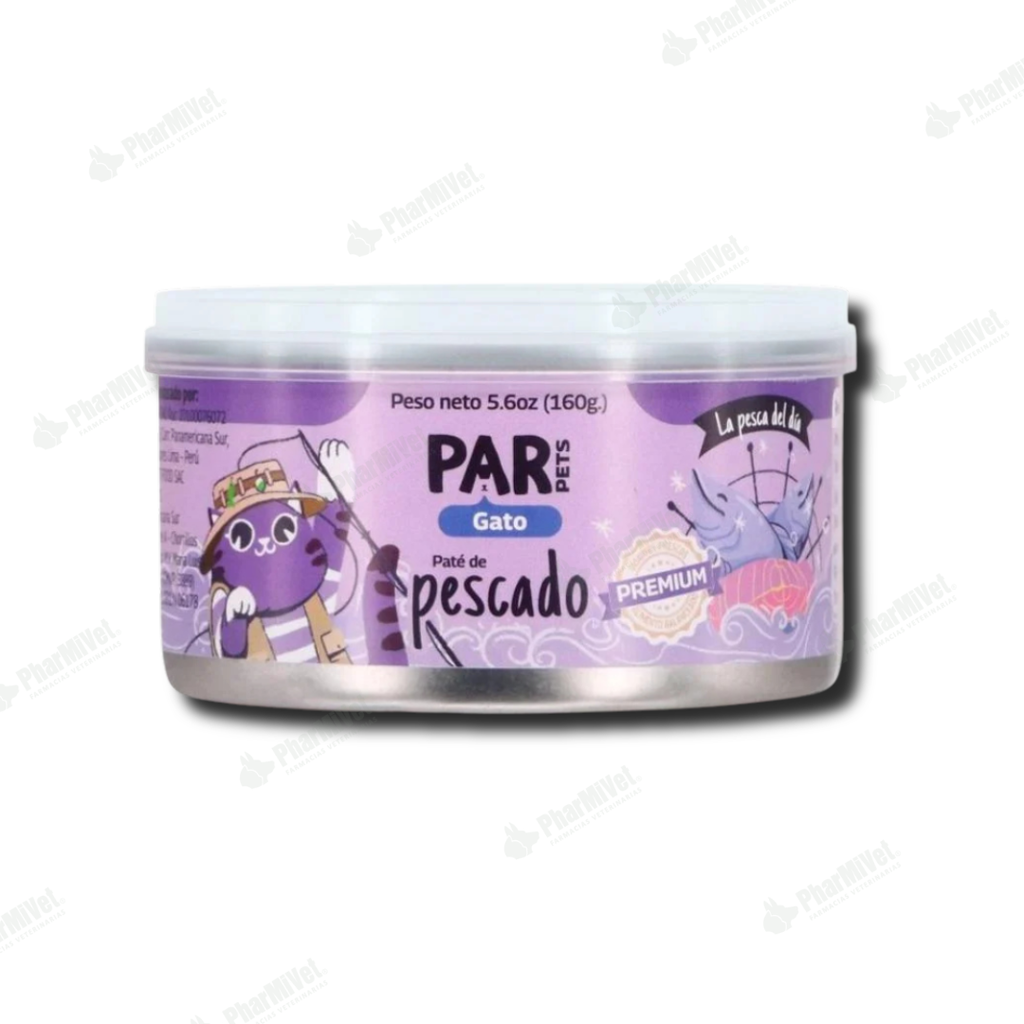 PAR PETS PATE DE PESCADO X 160 GR
