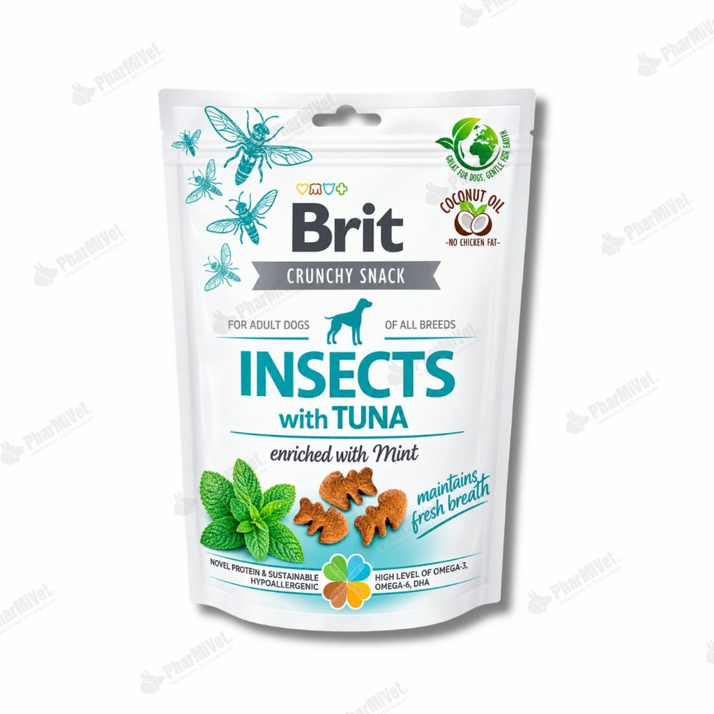 BRIT CRUNCHY SNACK INSECTS WITH TUNA 200 GR