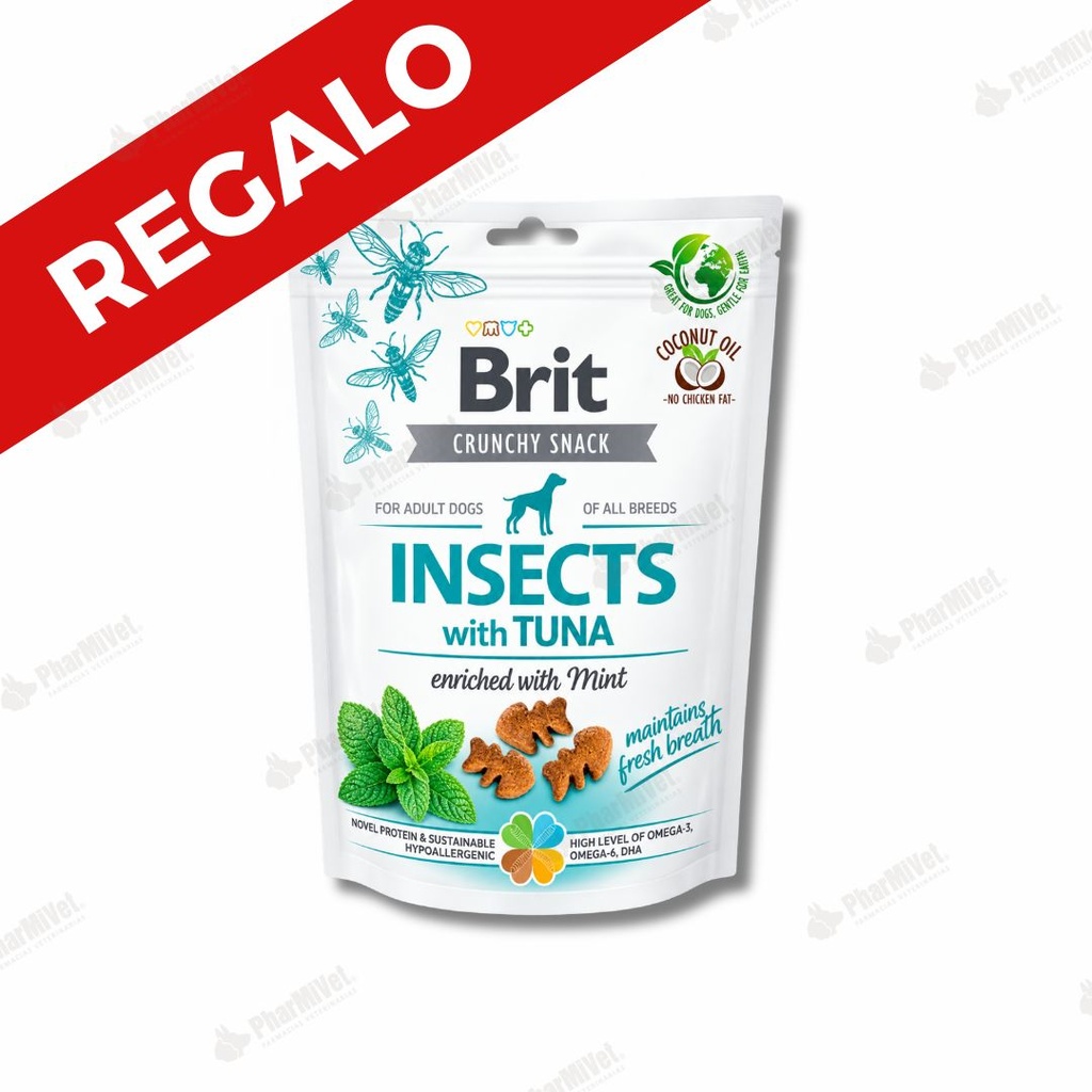 GIFT: BRIT CRUNCHY SNACK INSECTS WITH TUNA 200 GR