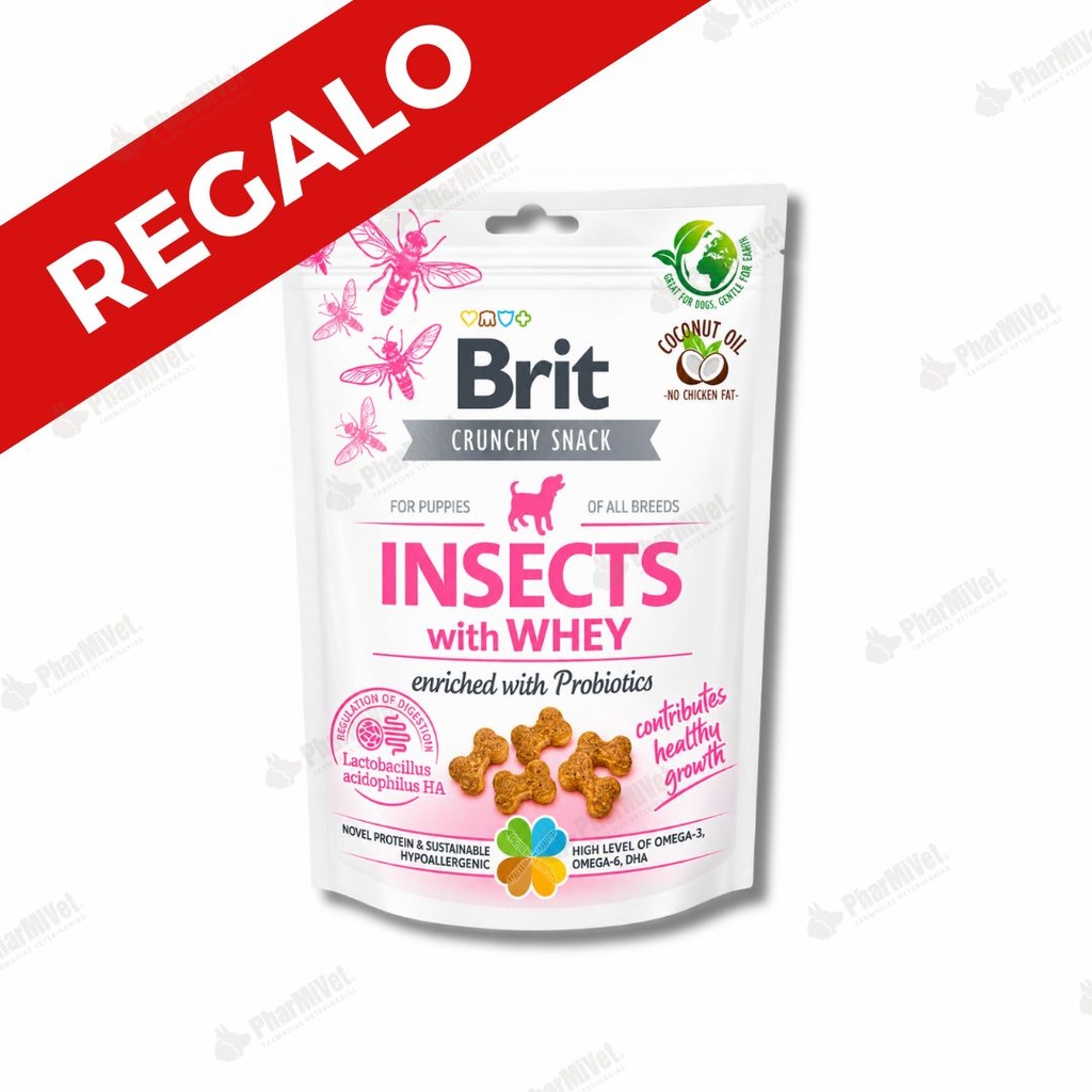 GIFT: BRIT CRUNCHY SNACK INSECTS WITH WHEY 200 GR